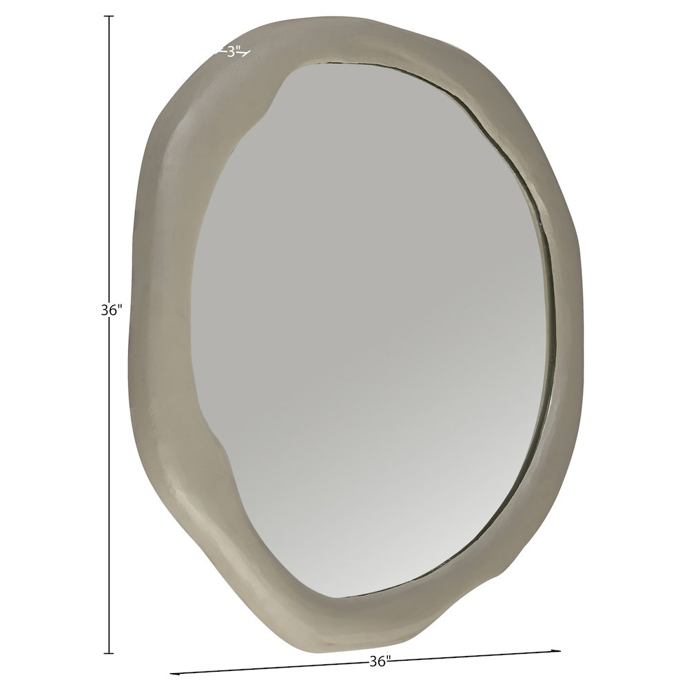 Armada Taupe Aluminum Mirror