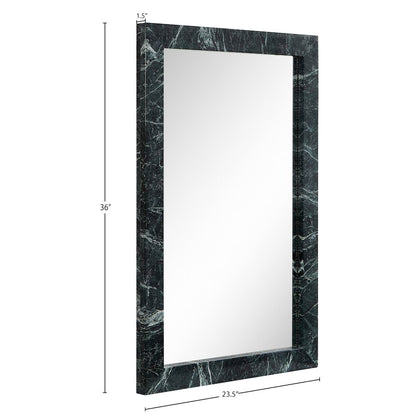 Pavia Green Genuine Marble Frame Mirror