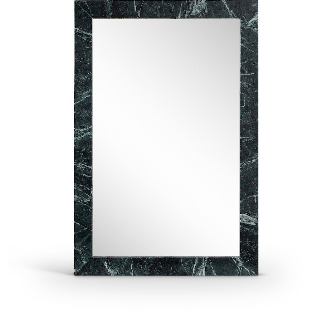 Pavia Green Genuine Marble Frame Mirror