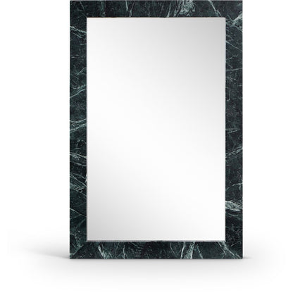 Pavia Green Genuine Marble Frame Mirror
