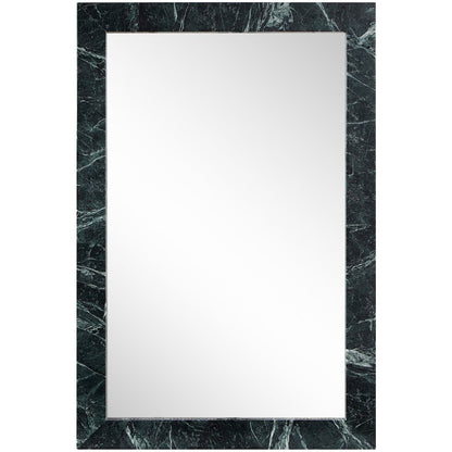 Pavia Green Genuine Marble Frame Mirror