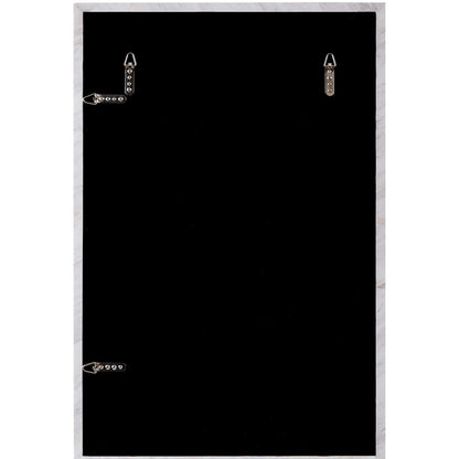 Pavia White Genuine Marble Frame Mirror