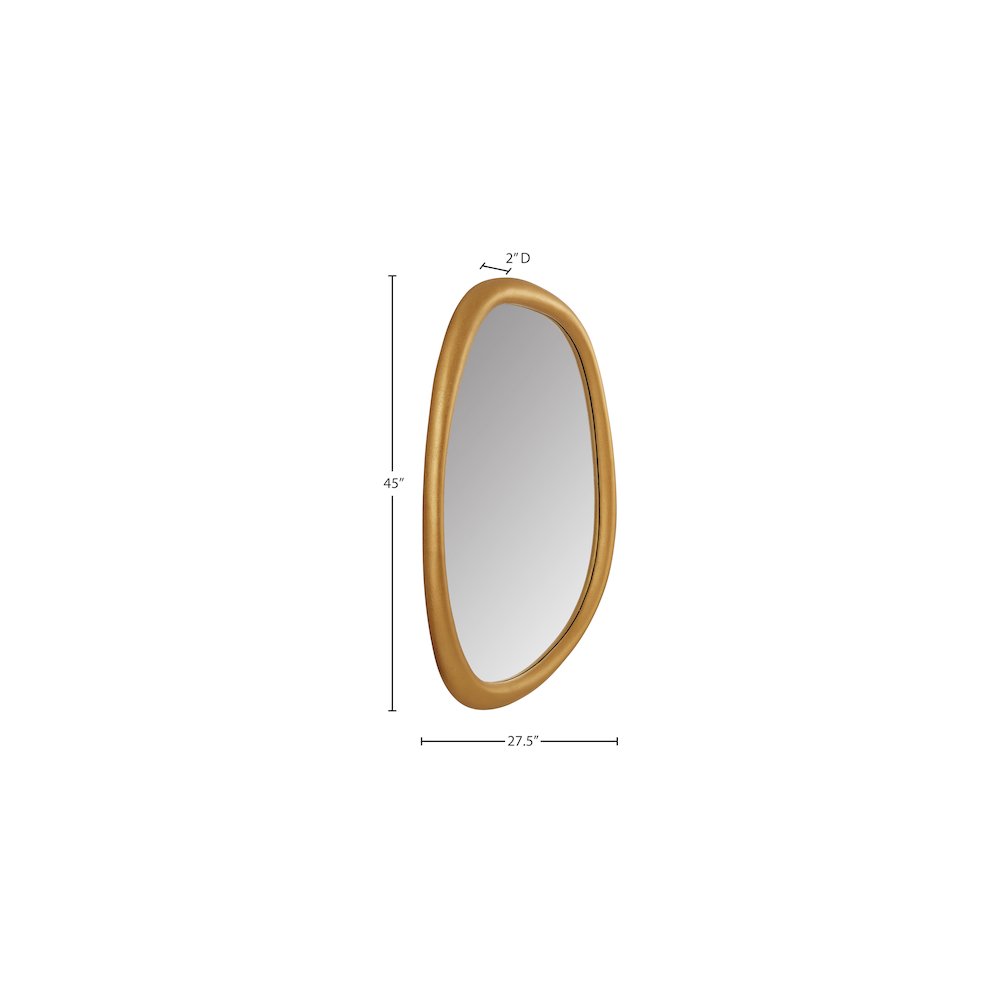 Holland Brass Polyresin Mirror