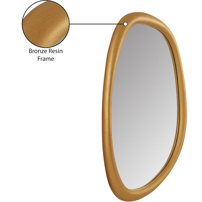Holland Brass Polyresin Mirror