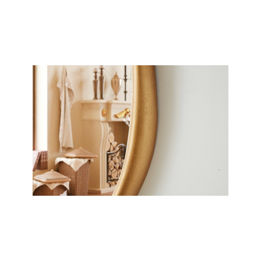 Holland Brass Polyresin Mirror