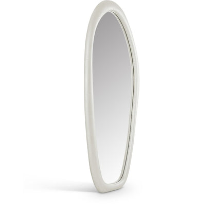 Holland White Polyresin Mirror