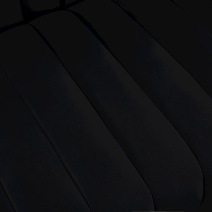 Rummi Black Velvet Performance Fabric Upholstered Modular Chair