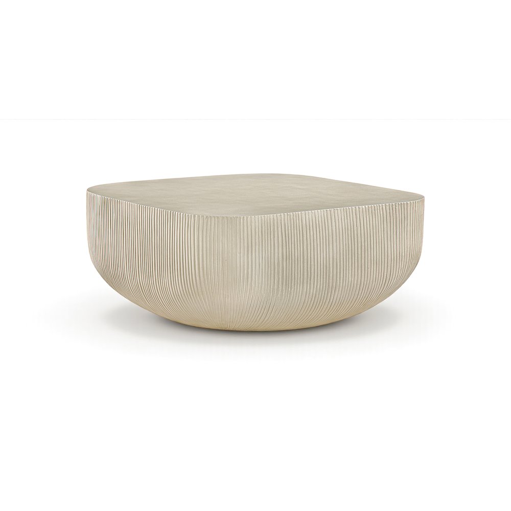 Sonara Beige Concrete Indoor/Outdoor Coffee Table