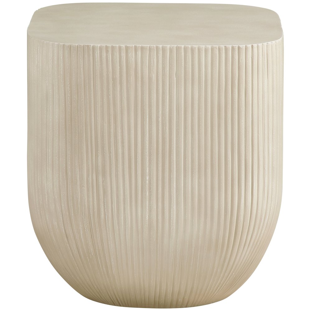Sonara Beige Concrete Indoor/Outdoor End Table