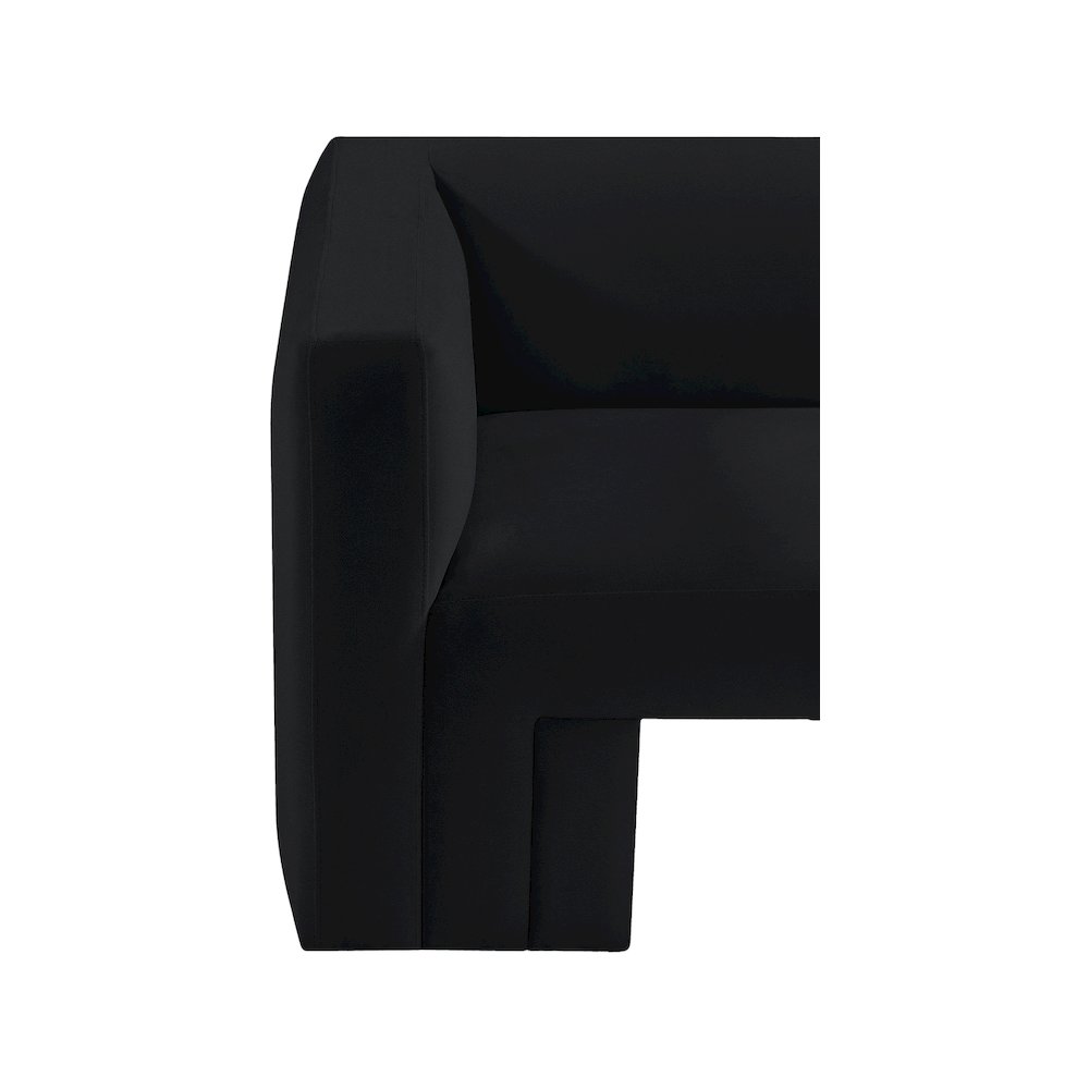 Henson Black Velvet Chair