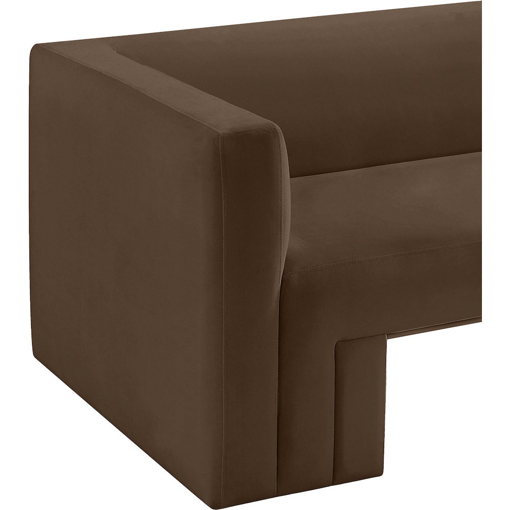 Henson Brown Velvet Chair