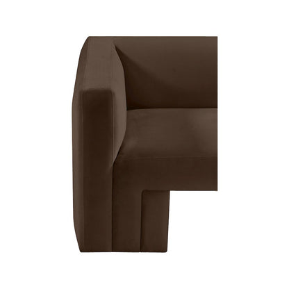 Henson Brown Velvet Chair