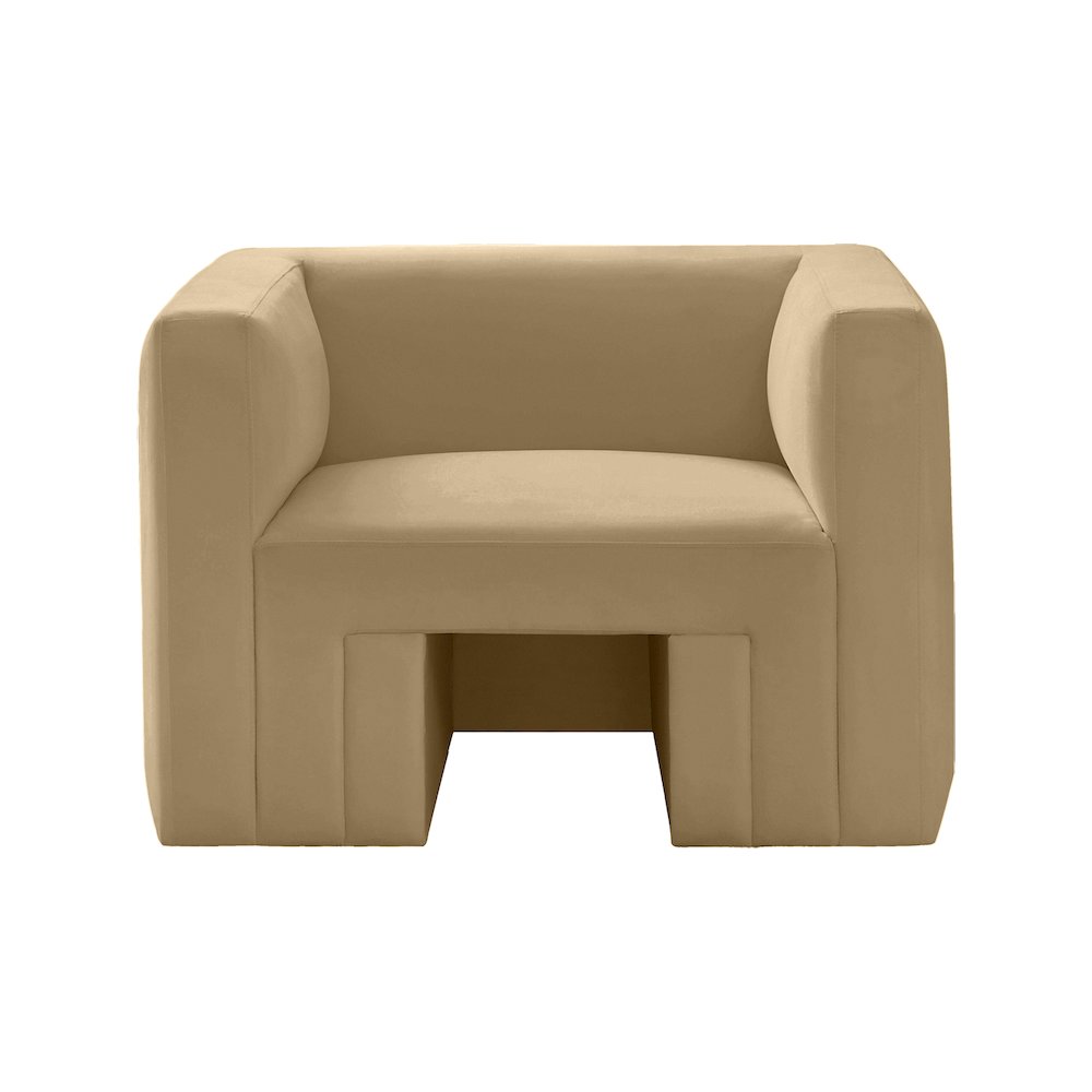 Henson Camel Velvet Chair