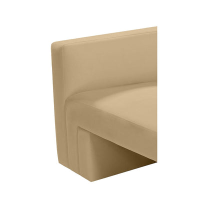 Henson Camel Velvet Sofa