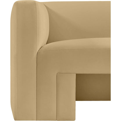 Henson Camel Velvet Sofa