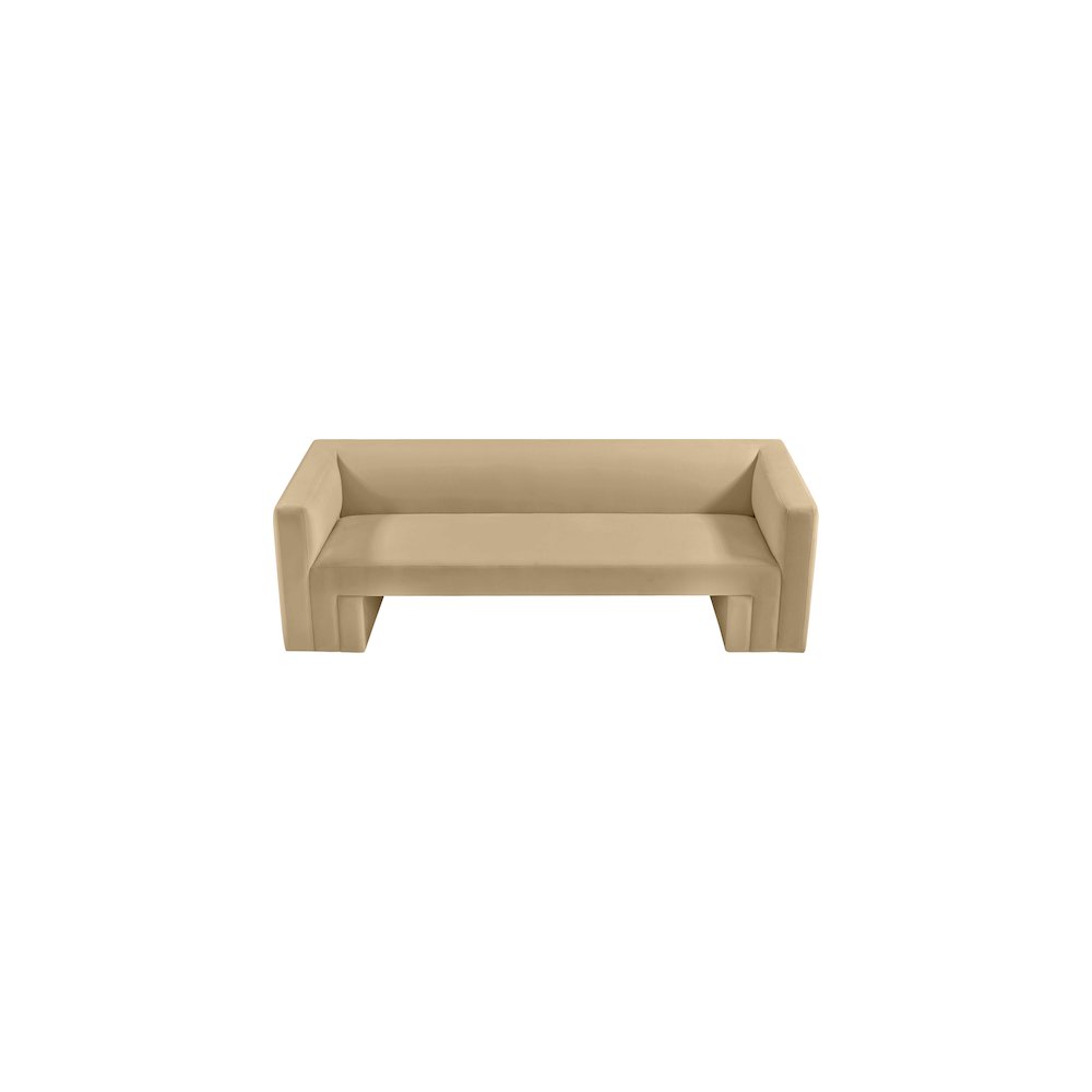 Henson Camel Velvet Sofa
