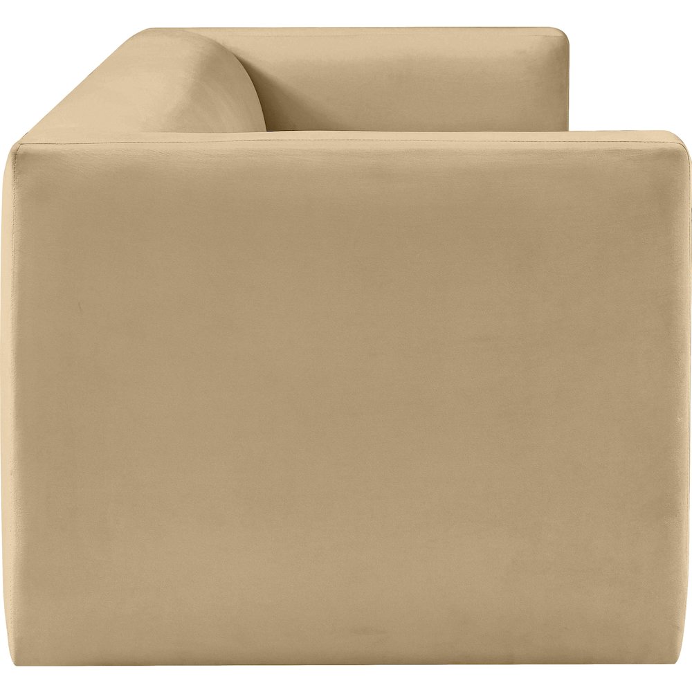 Henson Camel Velvet Sofa