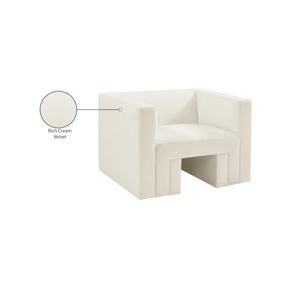Henson Cream Velvet Chair