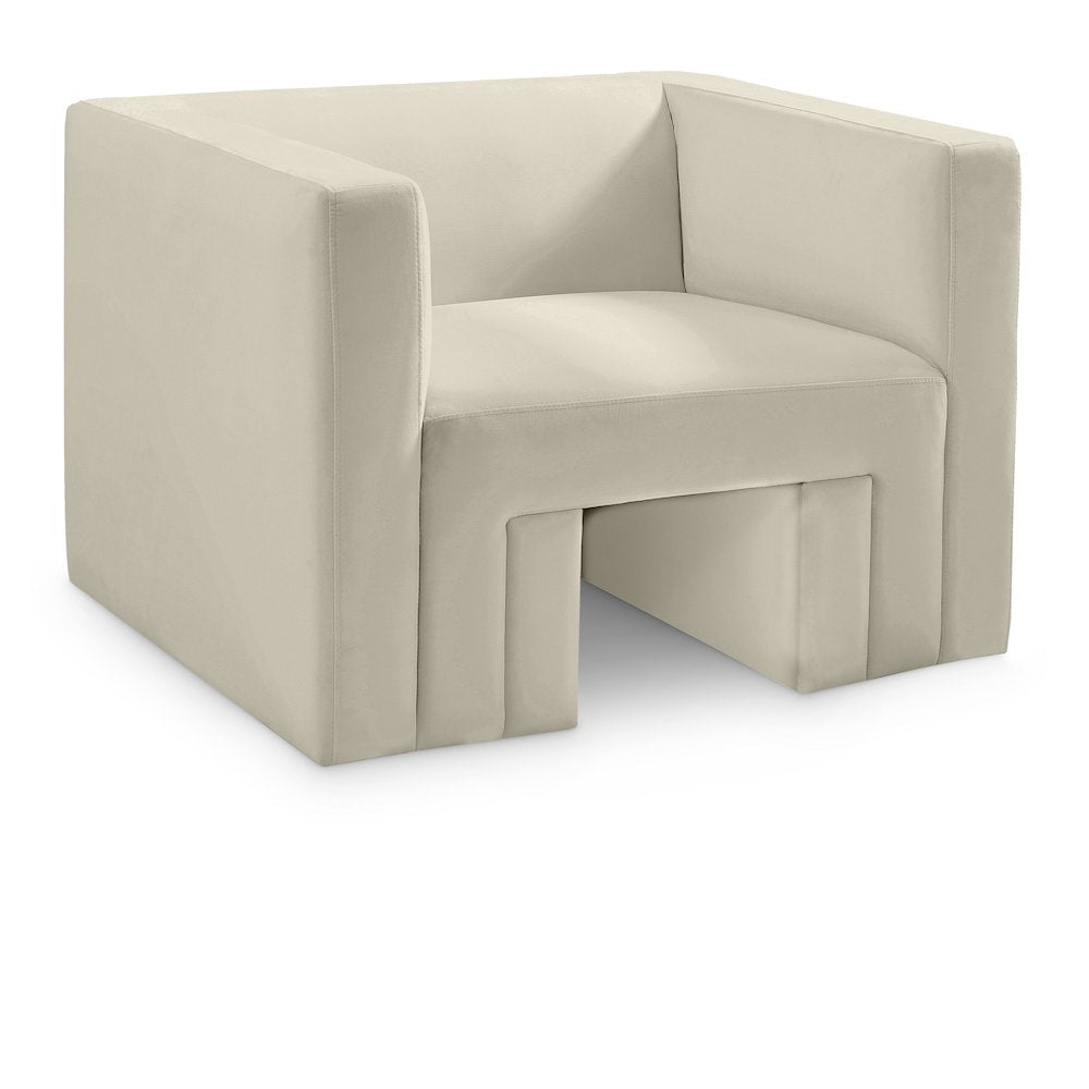 Henson Cream Velvet Chair
