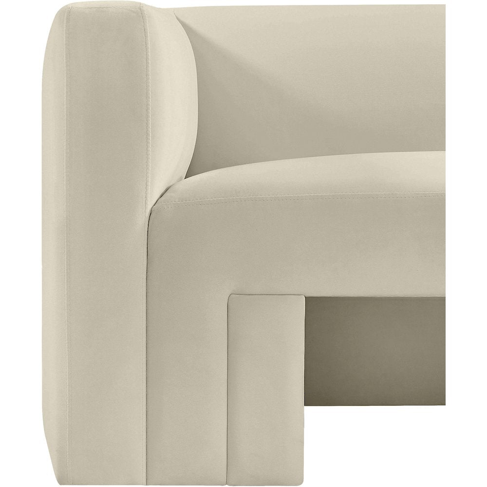 Henson Cream Velvet Chair
