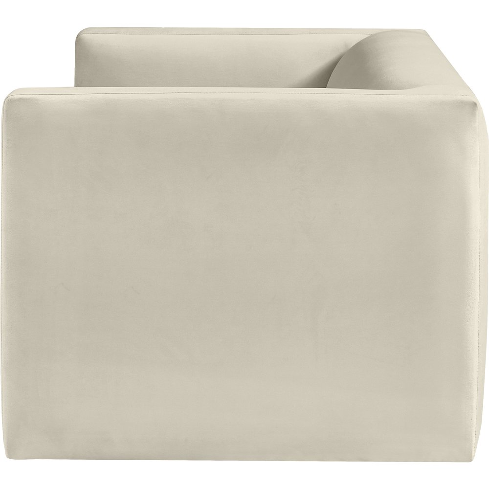 Henson Cream Velvet Loveseat
