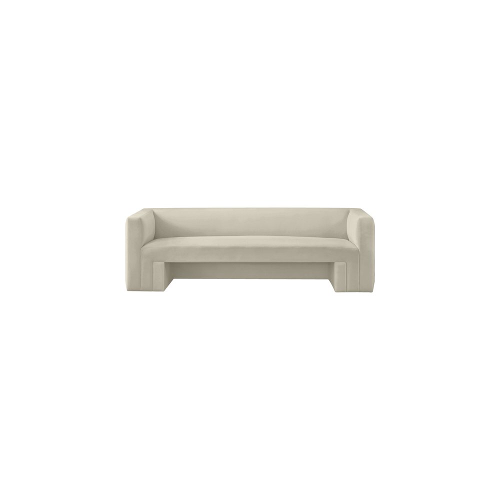 Henson Cream Velvet Sofa