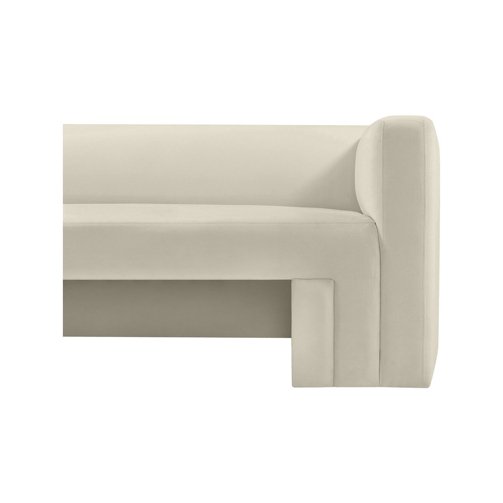 Henson Cream Velvet Sofa