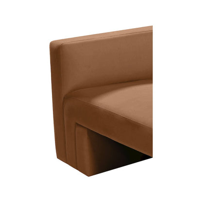 Henson Saddle Velvet Loveseat