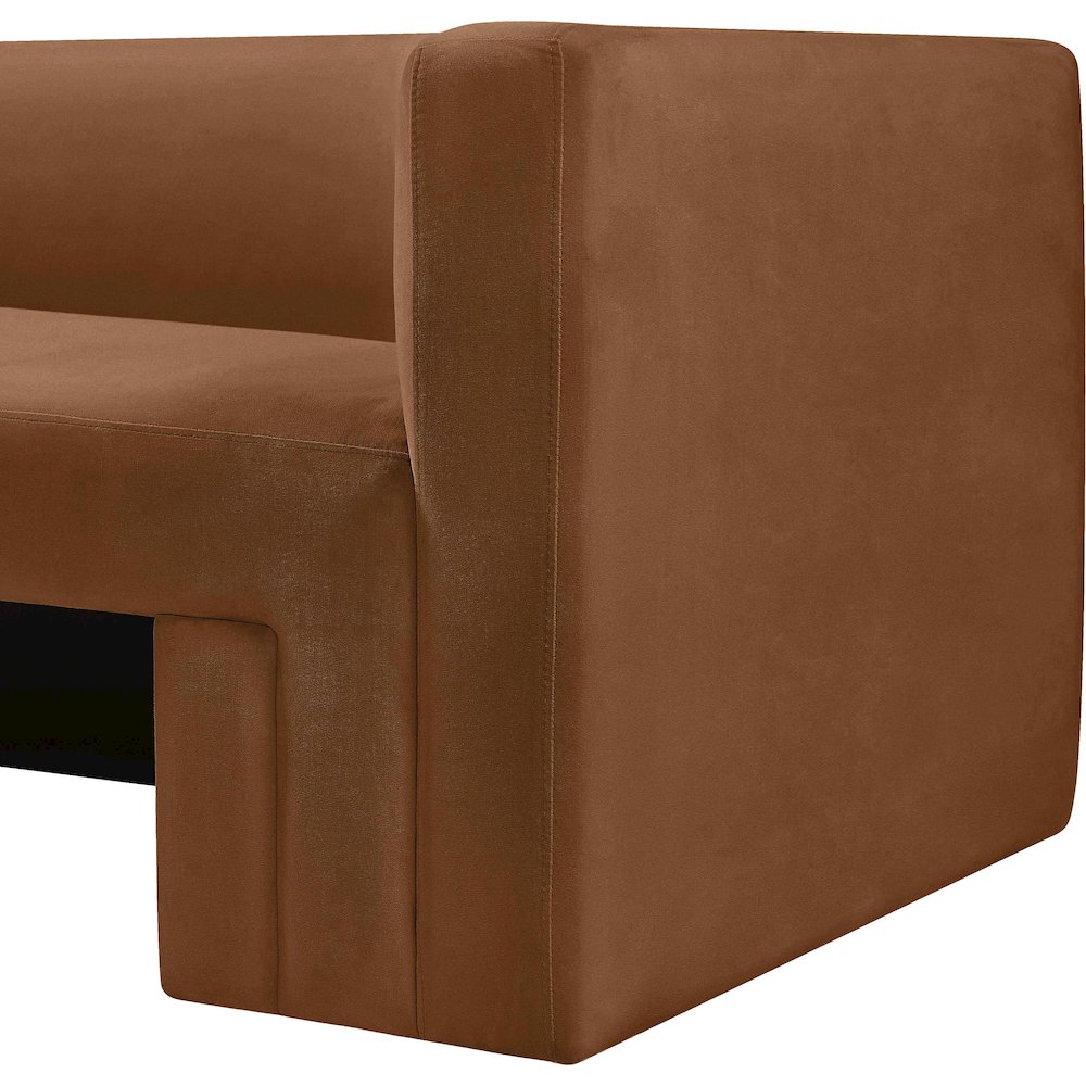 Henson Saddle Velvet Sofa