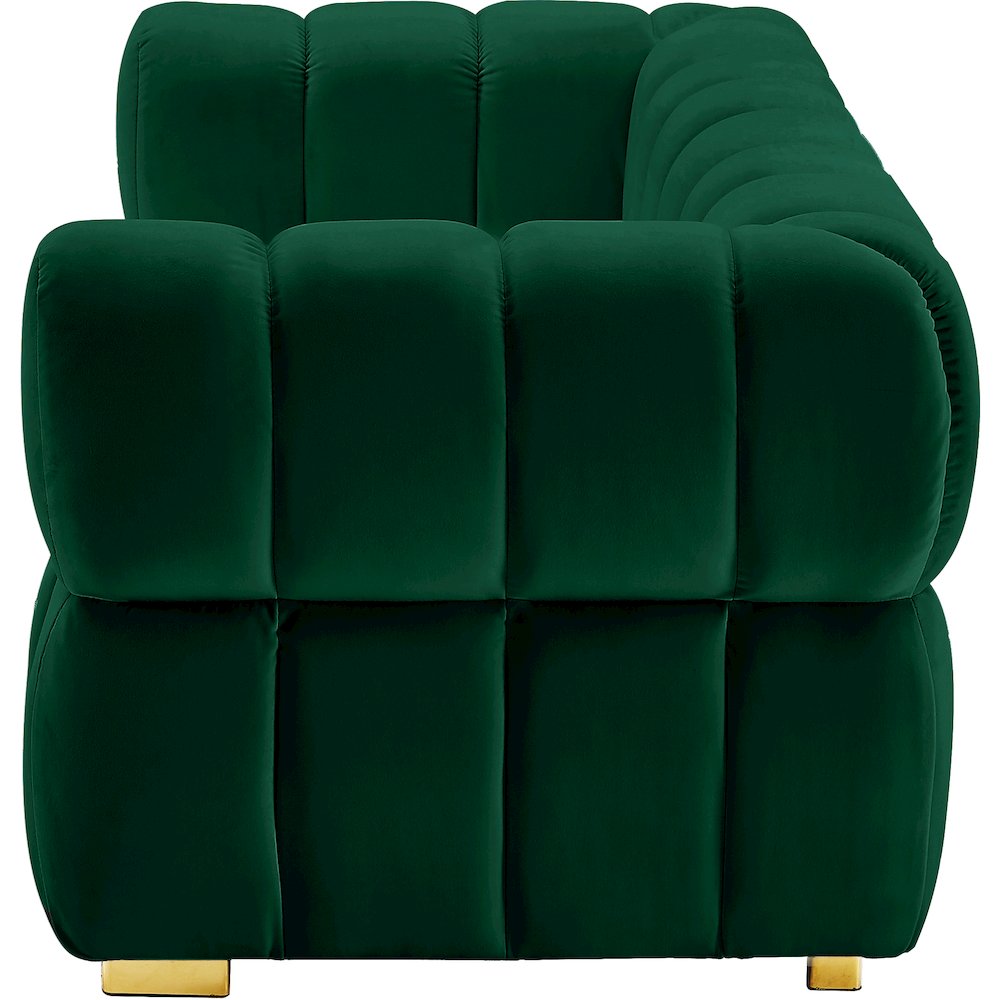 Gwen Green Velvet Loveseat