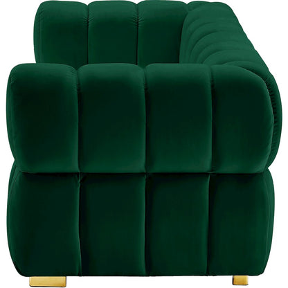 Gwen Green Velvet Loveseat