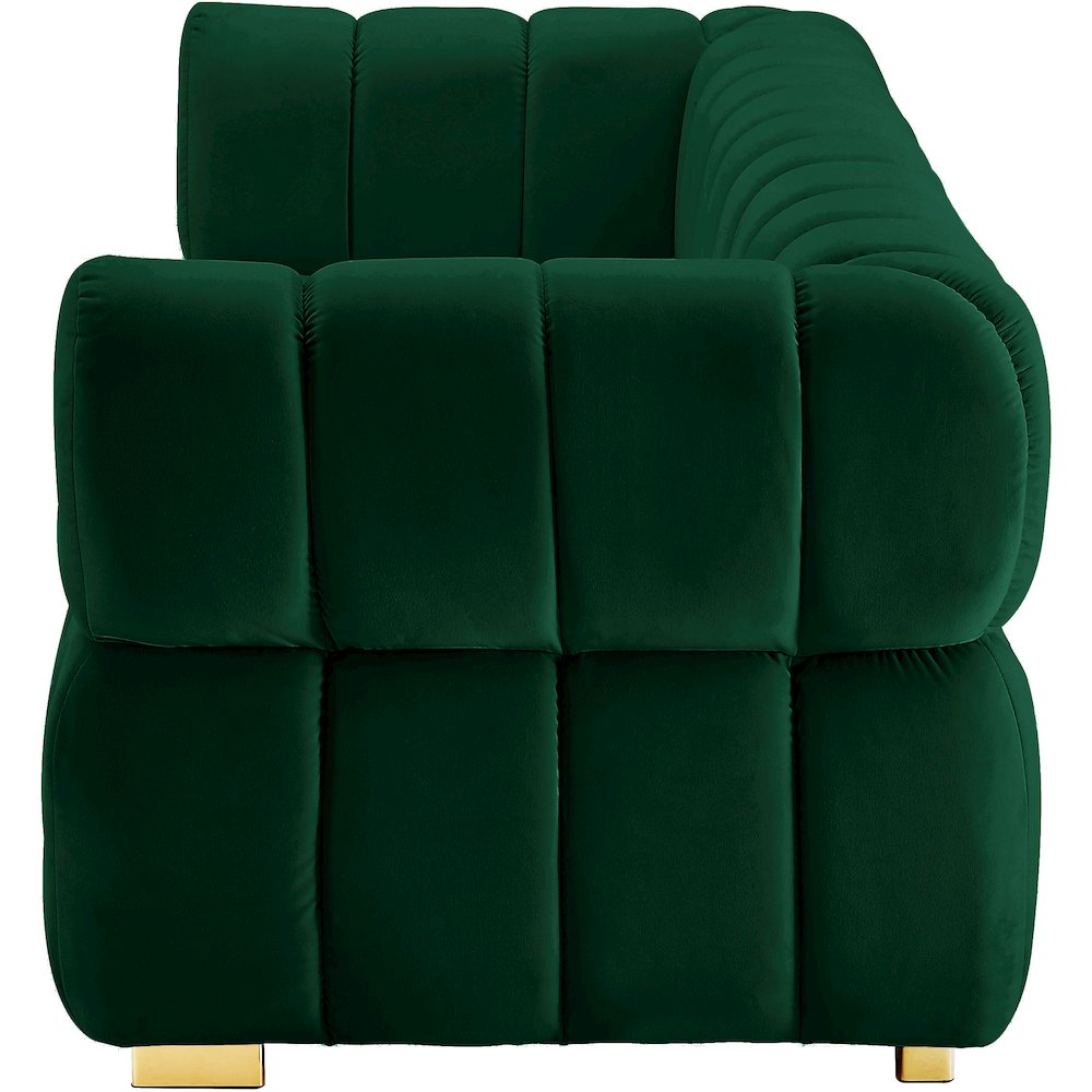 Gwen Green Velvet Sofa