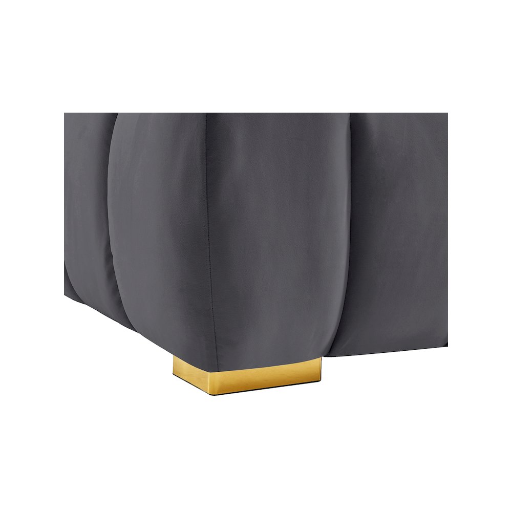 Gwen Grey Velvet Chair