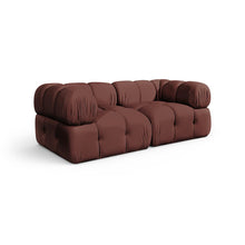 Orin Rose Velvet Performance Fabric Upholstered 2 pc. Modular Sofa