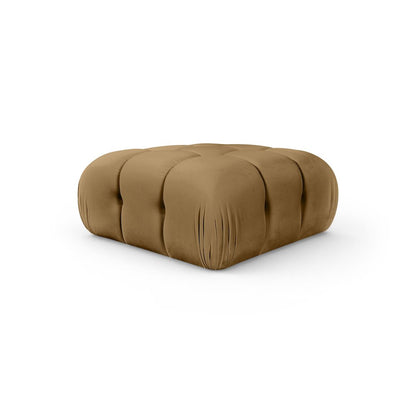 Orin Saddle Velvet Performance Fabric Upholstered Modular Ottoman