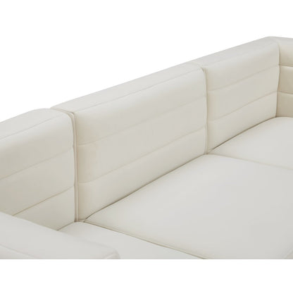 Quincy Cream Velvet Modular Sofa