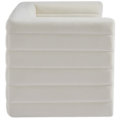Quincy Cream Velvet Modular Sofa