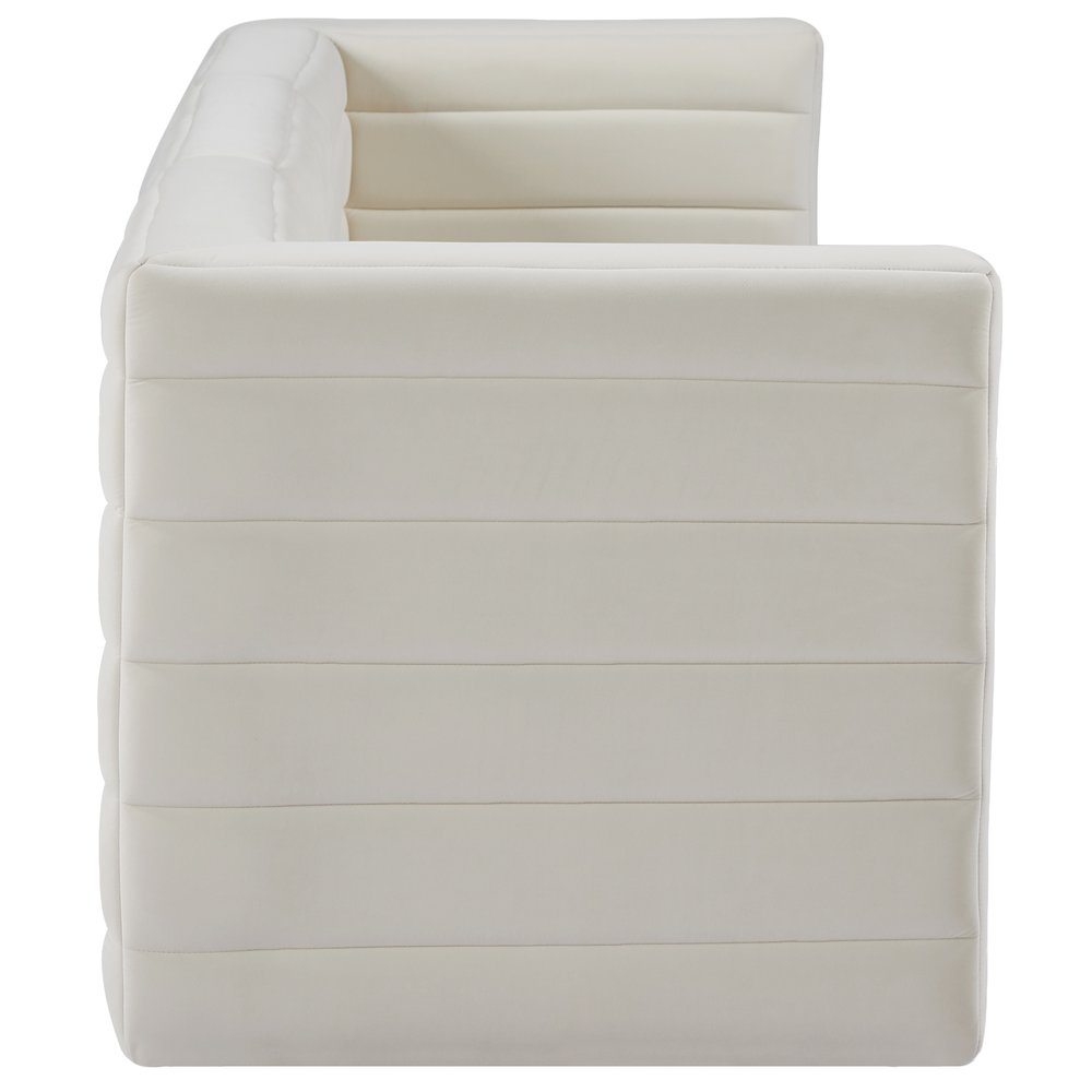Quincy Cream Velvet Modular Sofa