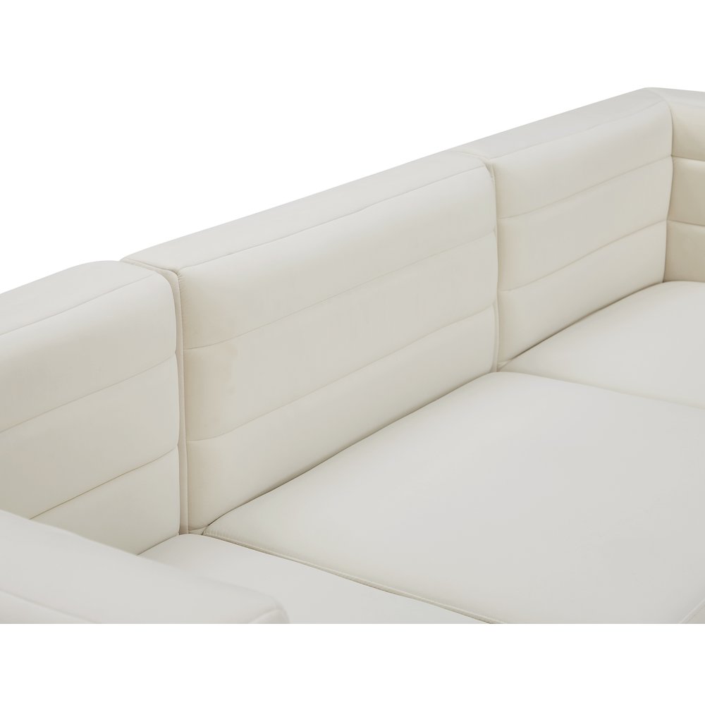 Quincy Cream Velvet Modular Sectional