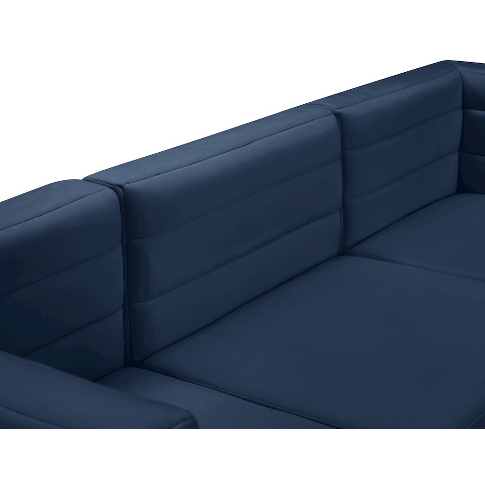 Quincy Navy Velvet Modular Sofa