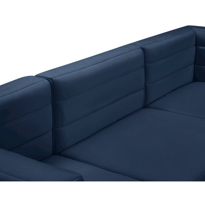 Quincy Navy Velvet Modular Sofa