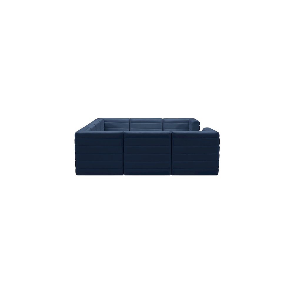 Quincy Navy Velvet Modular Sectional