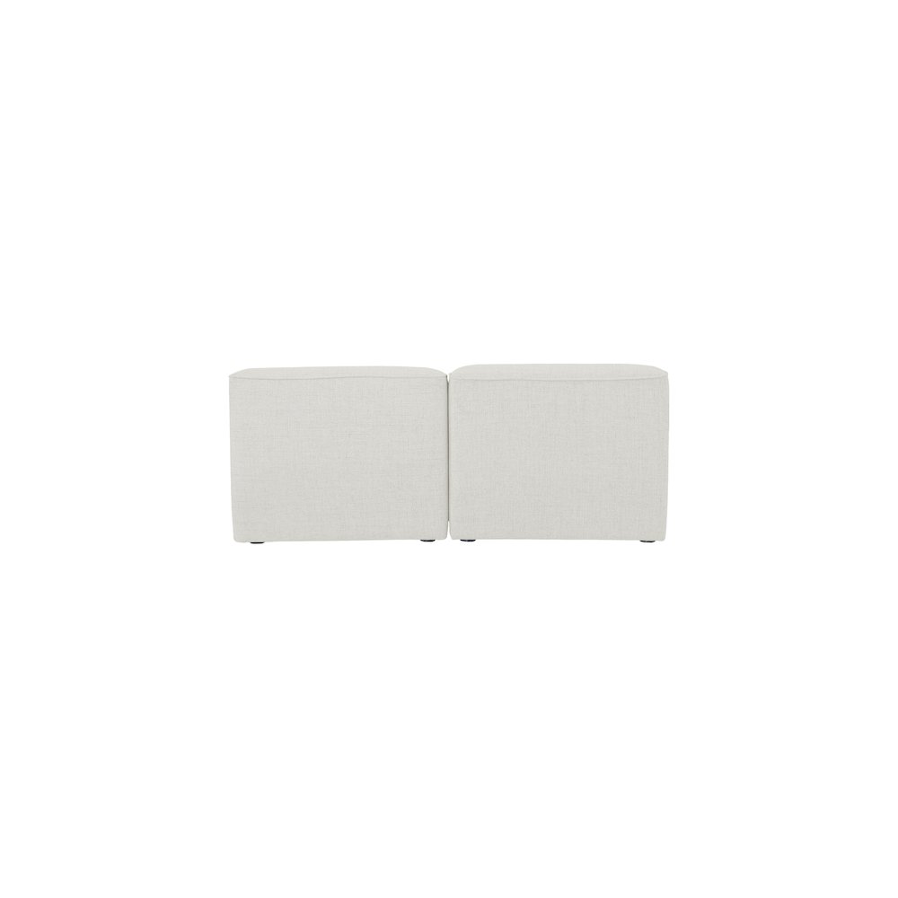 Miramar Cream Durable Linen Textured Modular Sofa