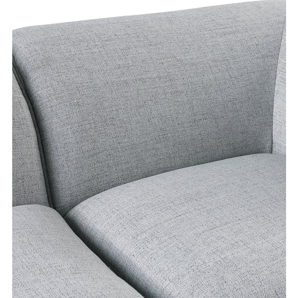 Miramar Grey Durable Linen Textured Modular Sofa