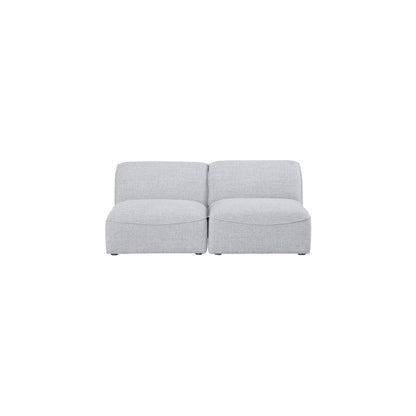 Miramar Grey Durable Linen Textured Modular Sofa