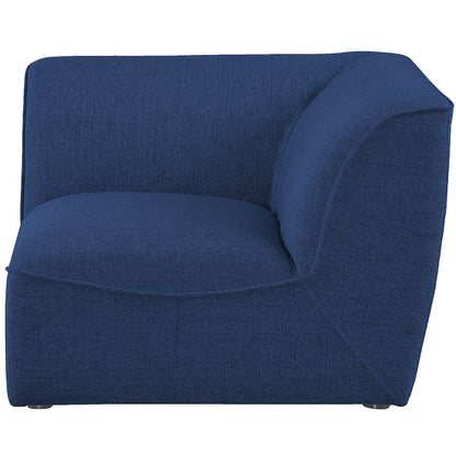 Miramar Navy Durable Linen Textured Corner