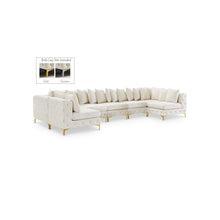Tremblay Cream Velvet Modular Sectional