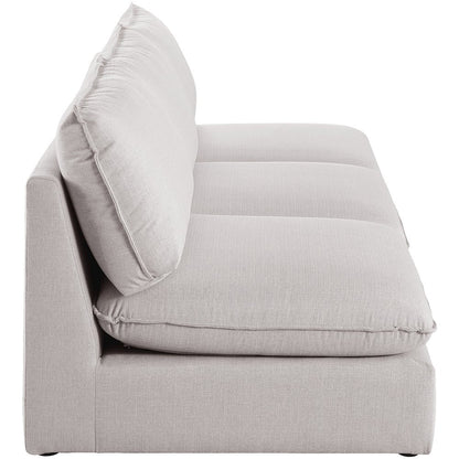 Mackenzie Beige Durable Linen Textured Modular Sofa