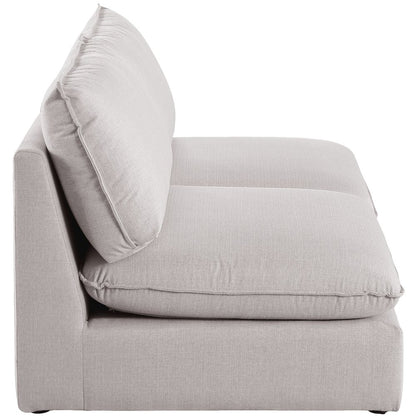 Mackenzie Beige Durable Linen Textured Modular Sofa
