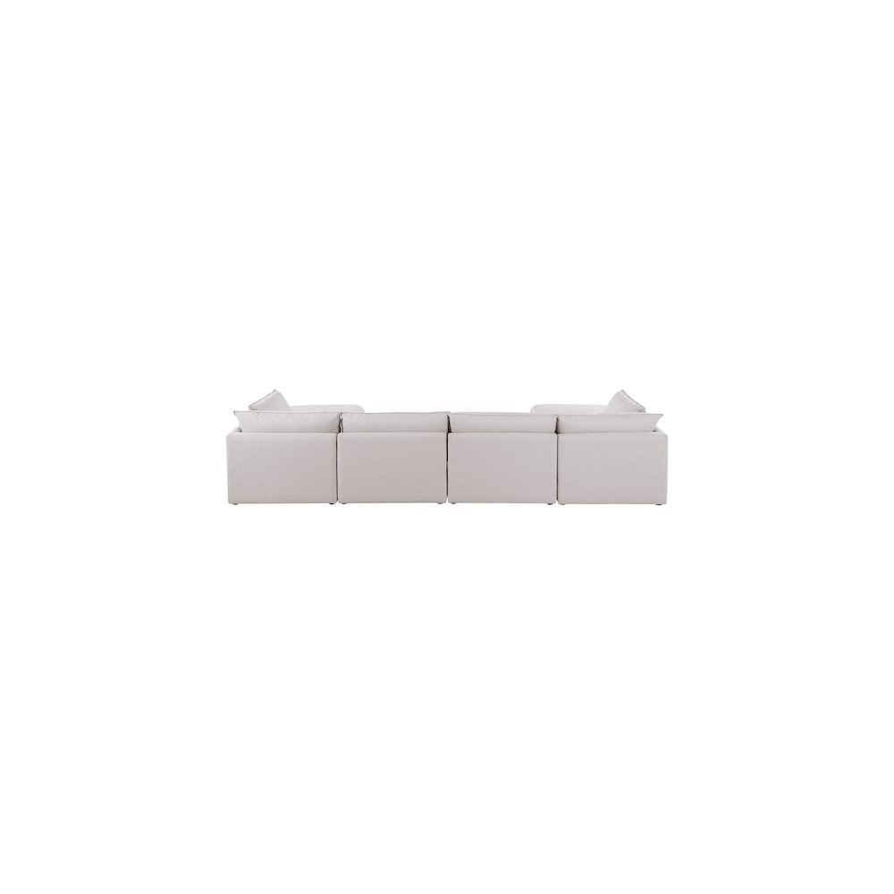 Mackenzie Beige Durable Linen Textured Modular Sectional